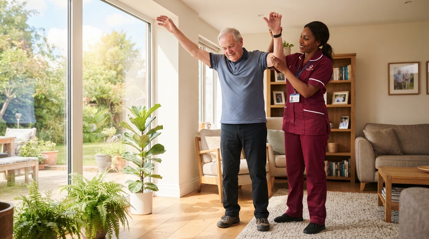 Domiciliary Care West Sussex | ADSL Care — Home Care You Can Trust Caregiver assisting elderly man … 202607041826 3 Home Care in Shoreham West Sussex